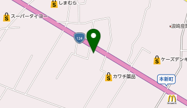 ダイソー波崎店の地図画像