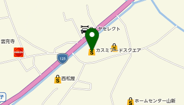 ダイソーカスミ下妻ふるさわ店の地図画像