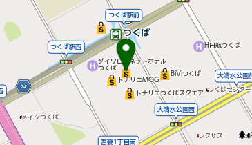 ABC MARTトナリエつくばスクエアキュート店の地図画像