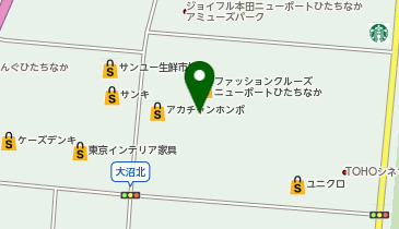 シュー・プラザニューポートひたちなか店の地図画像