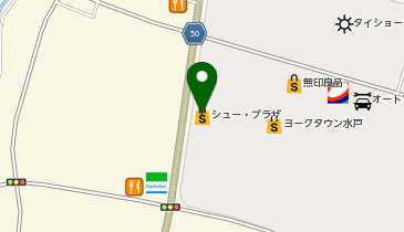 シュー・プラザヨークタウン水戸店の地図画像