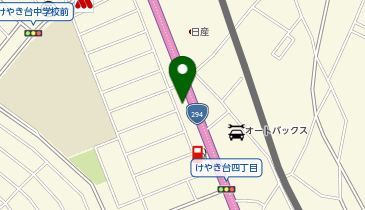 auショップ守谷の地図画像