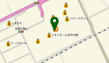 ソフトバンクイオンモール水戸内原の地図画像