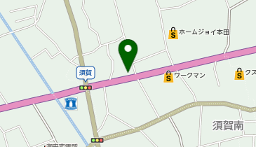 auショップ潮来の地図画像