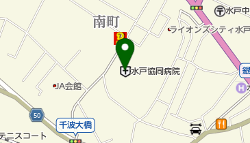 デイリーヤマザキ水戸協同病院店の地図画像