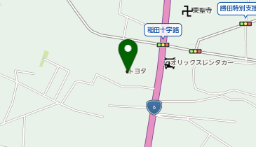 茨城トヨタ自動車勝田店の地図画像