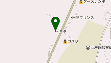 茨城トヨタ自動車江戸崎店の地図画像
