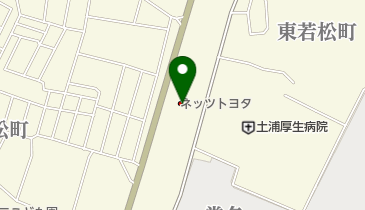 ネッツトヨタ茨城マイネ土浦の地図画像