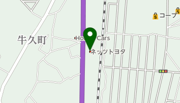 ネッツトヨタ茨城マイネ牛久の地図画像