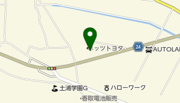 ネッツトヨタつくば土浦店の地図画像
