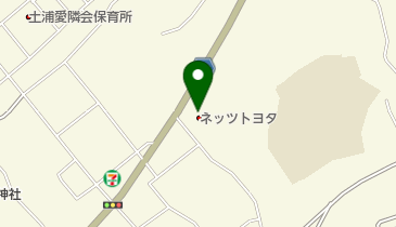 ネッツトヨタつくば荒川沖店の地図画像