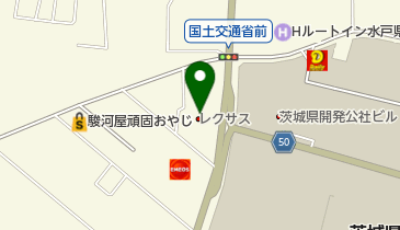 レクサス水戸の地図画像