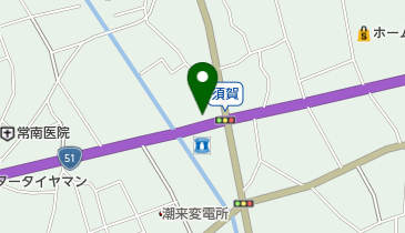 茨城日産潮来須賀店の地図画像