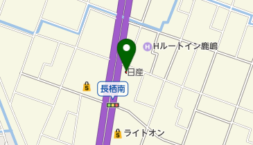 茨城日産鹿嶋店の地図画像