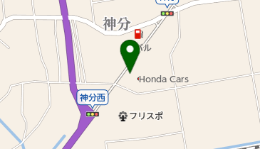 Honda Cars茨城西下館神分店の地図画像