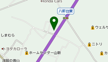 Honda Cars笠間石岡6号店の地図画像