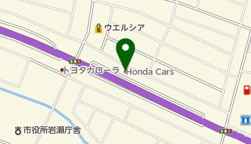 Honda Cars桜川岩瀬店の地図画像