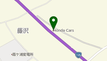 Honda Cars茨城南土浦藤沢店の地図画像