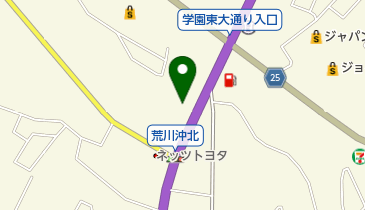 Honda Cars茨城南荒川沖店の地図画像