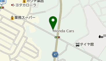 Honda Cars茨城南南守谷店の地図画像