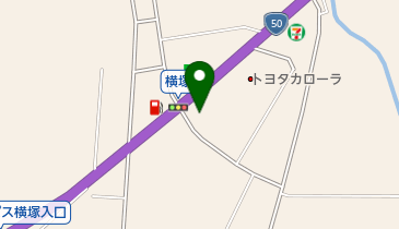 Honda Cars茨城西筑西横塚店の地図画像