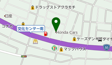 Honda Cars茨城西結城店の地図画像