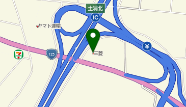 東日本三菱自動車販売土浦店の地図画像