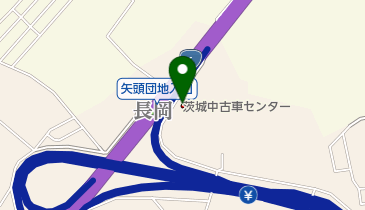 茨城中古車センターの地図画像