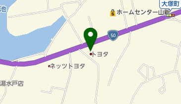 茨城トヨタ自動車赤塚店の地図画像