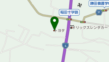 茨城トヨタ自動車勝田店の地図画像