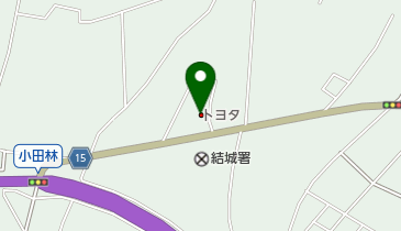 茨城トヨタ自動車結城店の地図画像