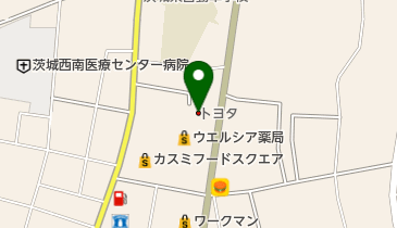茨城トヨタ自動車境店の地図画像