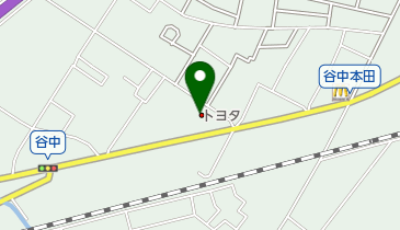 茨城トヨタ自動車藤代店の地図画像