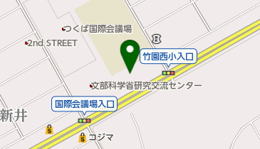 茨城トヨタ自動車つくば中央店の地図画像