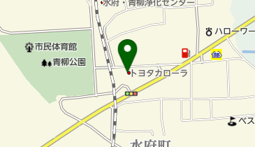 トヨタカローラ新茨城水戸水府店の地図画像