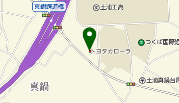 トヨタカローラ南茨城土浦店の地図画像