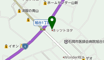 ネッツトヨタ水戸石岡店の地図画像