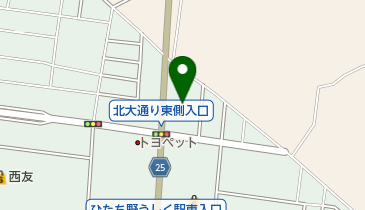 茨城トヨタ自動車ひたち野うしく店の地図画像