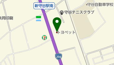 茨城トヨペット守谷松並店の地図画像