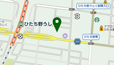 ネッツトヨタつくばひたち野うしく店の地図画像
