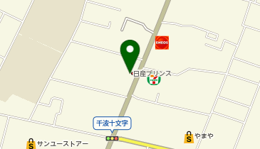 茨城日産U-Cars水戸千波店の地図画像