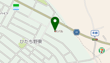 茨城スバル自動車ひたち野うしく店の地図画像