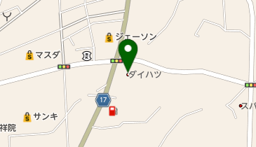 茨城ダイハツ販売ダイハツ境の地図画像