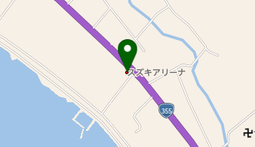 スズキアリーナ行方の地図画像