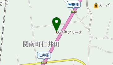 スズキアリーナ北茨城東の地図画像