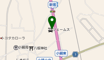ジェームス谷和原インター店の地図画像