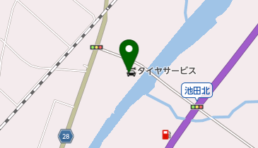 タイヤサービスisonoの地図画像