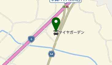 タイヤガーデン土浦の地図画像