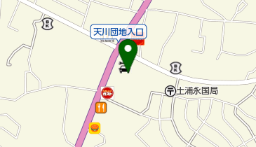 ジェームス土浦南店の地図画像