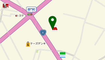 ケンズガレージ水戸店の地図画像